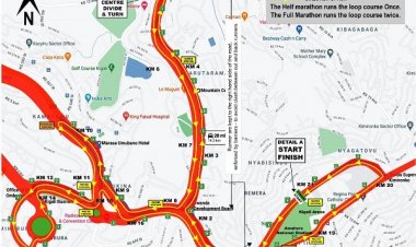 Imwe mu mihanda ya Kigali irarara ifunzwe guhera  saa sita n'igice