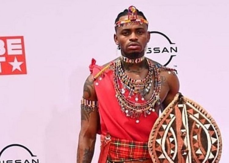 BET Awards 2021:  Gukodesha imodoka ihenze ya Lamborghini no kwambara iby'Abamasayi biri mu byaranze  Diamond Platnumz i Los Angeles