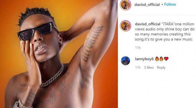 Indirimbo ya Davis D yujuje miliyoni-Audio