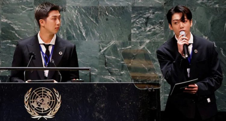 Itsinda rya BTS ryaririmbiye abarenga miliyoni-Video