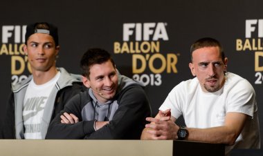 Byajemo amanyanga! Ballon d'Or yahawe Cristiano Ronaldo mu 2013 yari iya Franck Ribbery