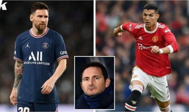 Umuriro hagati ya Lionel Messi na Cristiano Ronaldo wongeye kwatswa na Frank Lampard