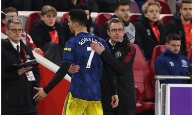Cristiano Ronaldo yakuriwe inzira ku murima na Ralf Rangnick wamuhaye gasopo