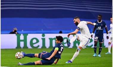 UCL:Real Madrid ihetswe na Benzema yabirinduye PSG