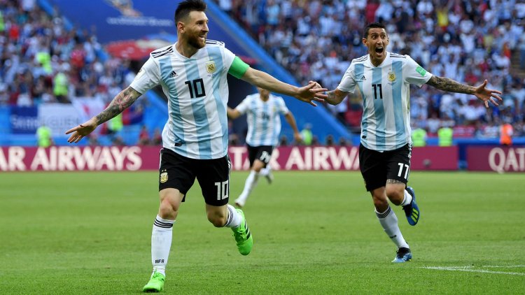 Lionel Messi na Angel Di Maria mu nzira zo gusezerera rimwe mu ikipe y'igihugu ya Argentine