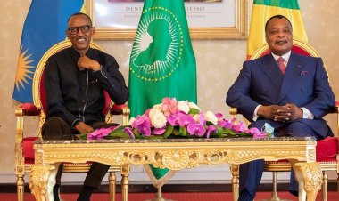 Perezida Kagame ari kuganira  na Perezida wa Congo Brazzaville, dore ibyaranze umunsi wa kabiri