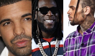 MOBO Awards 2022: Burna Boy yatwaye bibiri ahigitse Chris Brown, Drake n’abandi