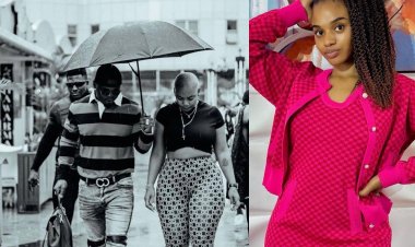 Ibyishimo ni byose kuri Paula Kajala nyuma y’urunturuntu mu rugo rwa nyina