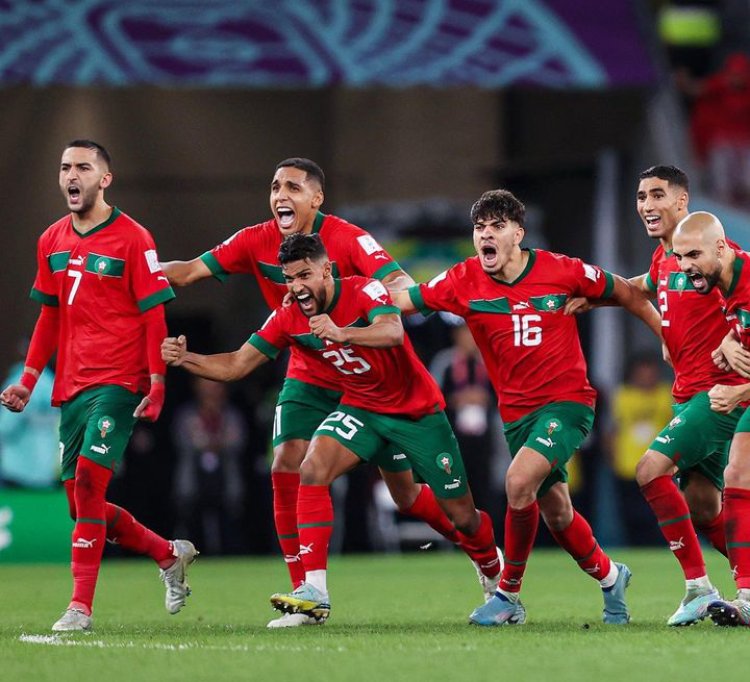 World Cup 2022:Maroc yanize Espagne irayisezerera igera muri kimwe cya kane