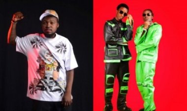 Amag The Black yasinyishije abahanzi babiri