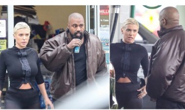 Umugore wa Kenye West yagaragaye yatashwe n'ubwoba