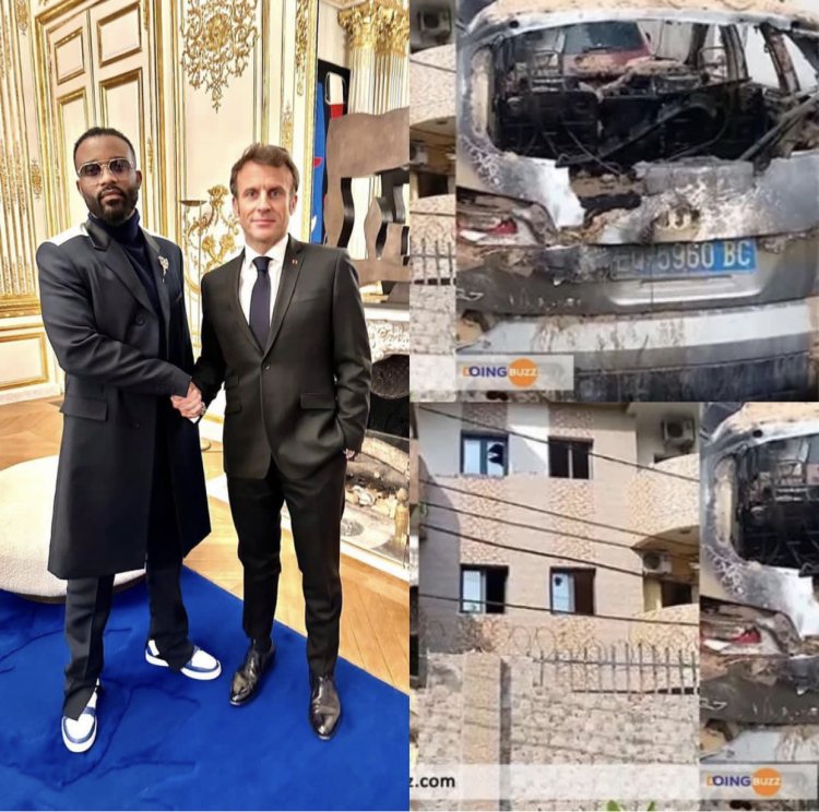 Fally Ipupa yatwikiwe inzu n’imodoka