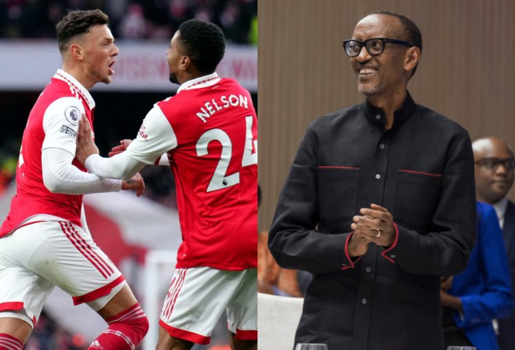 Perezida wa Repubulika Paul Kagame yagaragaje ibyishimo yatewe na Arsenal