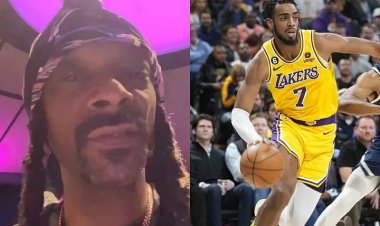 Snoop Dogg yikomye bikomeye Lakers n'abakinnyi bayo bamuraje nabi