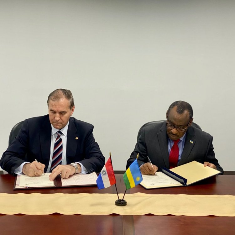 U Rwanda na Paraguay byahurije hamwe amaboko mu bya Dipolomasi