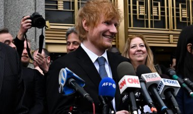 Ed Sheeran yitereye hejuru mu rukiko kubera ibyishimo