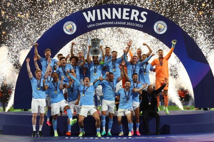 Manchester City yegukanye Champions League ya mbere