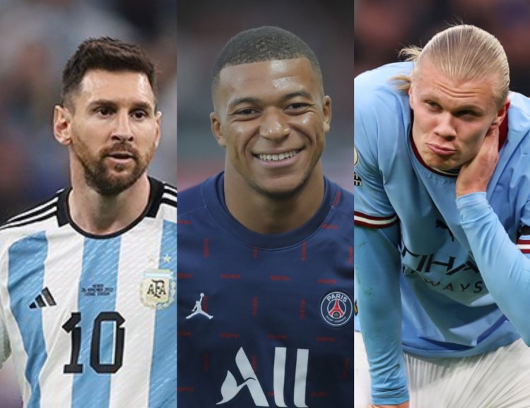 Mbappe yageneye ubutumwa Messi na Haaland kuri Ballon d'Or