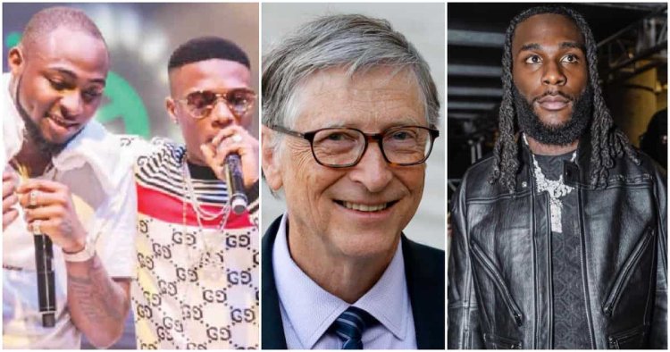 Umuherwe Bill Gates yubuye impaka hagati ya Davido, Wizkid na Burna Boy