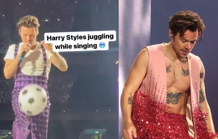 Harry Styles yaconze ruhago ku rubyiniro imvumbi riratumuka