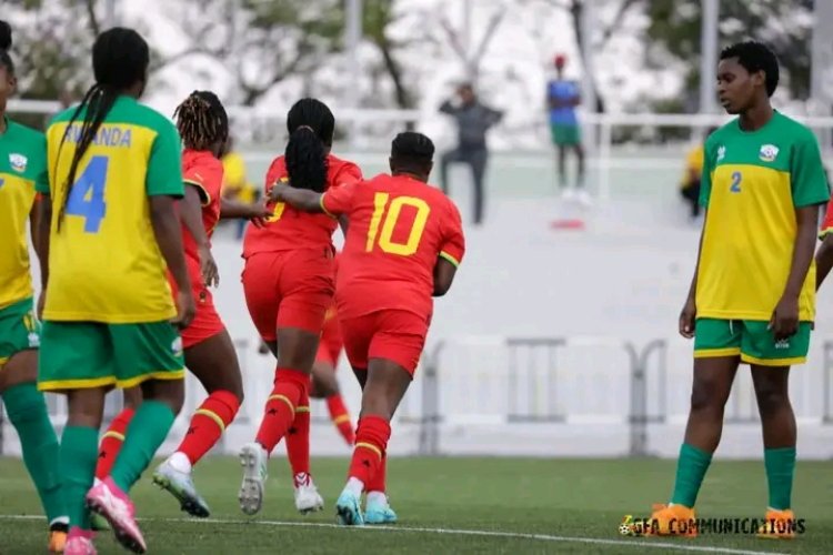 She-Amavubi yandagarijwe mu rugo n'abamikazi birabura ba Ghana