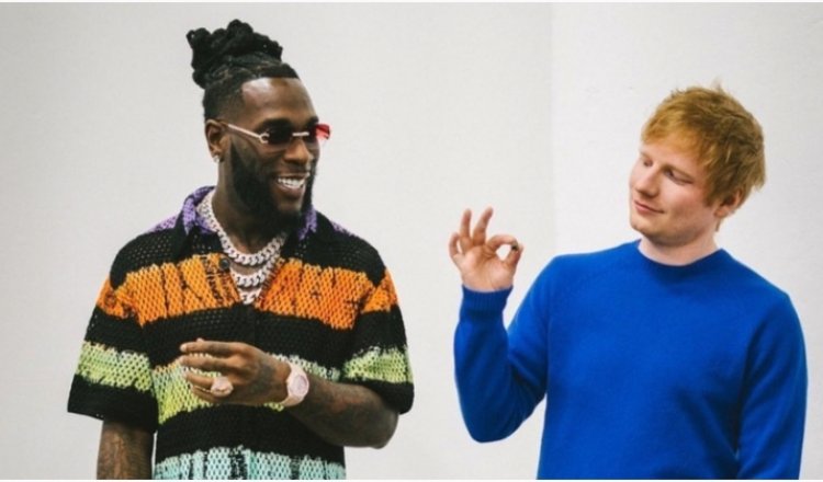 Burna Boy ni we muntu nabonye unywa urumogi kurusha abandi-Ed Sheeran