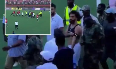 Abasirikare nibo bafashije Mohamed Salah gusohoka mu kibuga muri Liberia