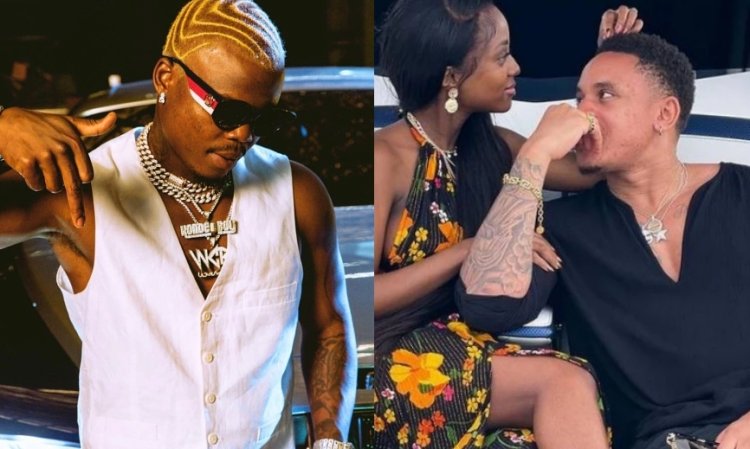 Nta buryo ntagira ishyari! Harmonize akomeje guterwa ishyari n'urugo rwa Rotimi n'umukunzi we