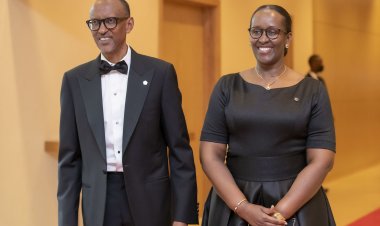 Perezida Kagame na Madamu we Jeannette Kagame bageze muri USA