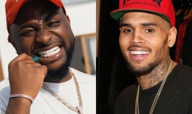 Ubushuti bwa Chris Brown na Davido bukomeje gufata indi ntera