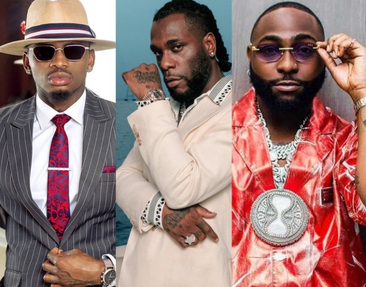 Diamond Platnumz yanikiye abarimo Burna Boy, Asake, Davido na Wizkid