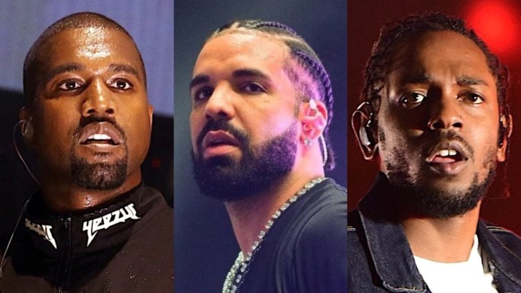 Kanye West yandagaje Drake na Kendrick Lamar