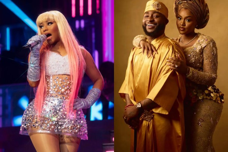 Nicki Minaj yahagaritse igitaramo akanya gato  kubera ubukwe bwa Davido na Chioma