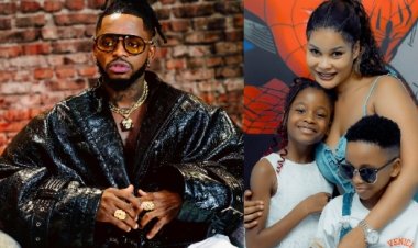 Diamond Platnumz akomeje gutera umugongo Hamisa Mobetto n'umuhungu we