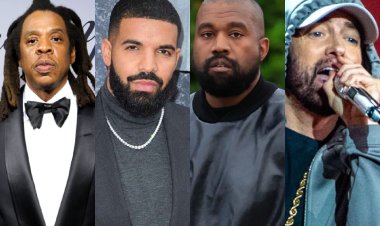 Drake yahigitse abarimo Jay-Z, Kanye West, Eminem, Adele na Nicki Minaj