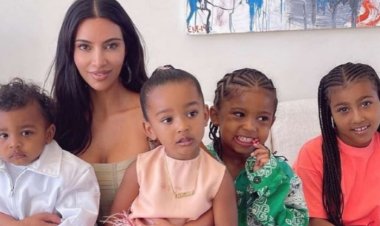 Kim Kardashian ahangayikishijwe no kurera abana wenyine