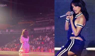 Camila Cabello arimo kuratwa ubutwari nyuma yo kuririmbira intebe zambaye ubusa