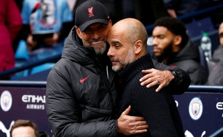 Ubwoba ni bwose! Pep Guardiola yunze mu rya Jurgen Klopp