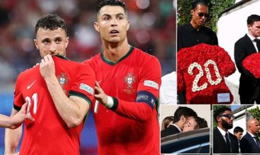 Cristiano Ronaldo yatunguye benshi nyuma yo kutitabira umuhango wo gushyingura Diogo Jota