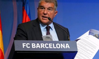 Joan Laporta yaremye agatima abakunzi ba Barcelona