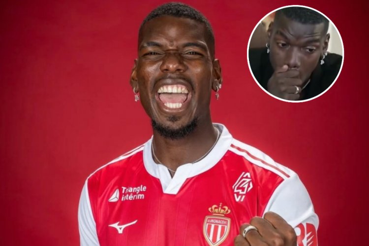 Intandaro y'amarira Paul Pogba yasutse ubwo yasinyaga muri AS Monaco