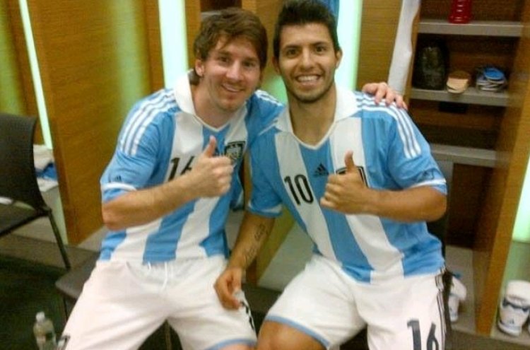Ibyo wamenya ku bushuti bwa Messi na Agüero, inshuti zidasanzwe mu mateka ya ruhago