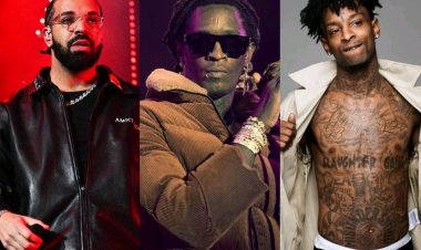 Young Thug yatakambiye abarimo Drake na 21 Savage