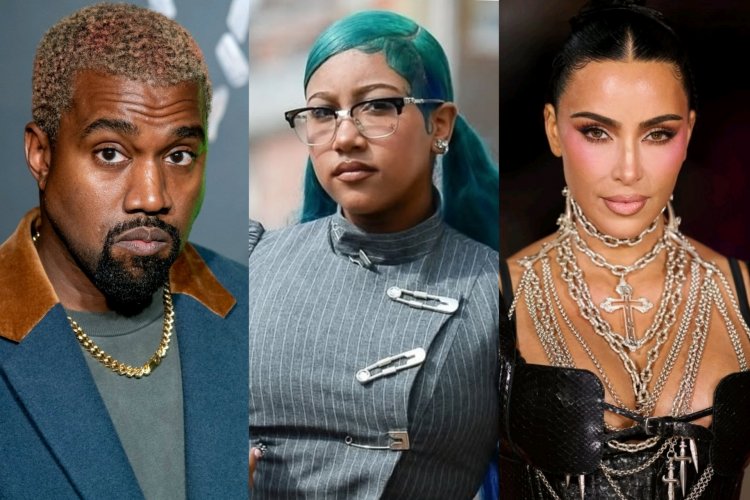 Kim Kardashian yasubije abarimo Kanye West bakomeje kwikoma umukobwa we 