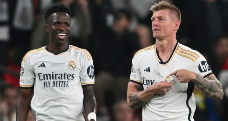 Toni Kroos yagize icyo avuga ku myitwarire ya Vinicius Jr itavugwaho rumwe