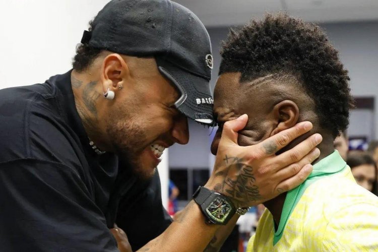 Neymar yasabye Vinícius Jr. kudakora amakosa nk'aye