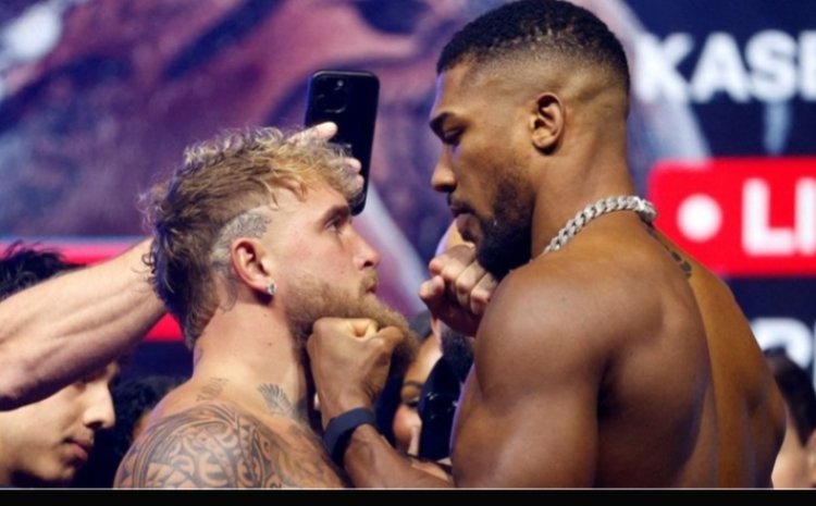 Jake Paul yahawe isomo rikomeye na Anthony Joshua
