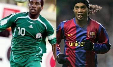 Jay-Jay Okocha yasabye abantu kutamugereranya na Ronaldinho