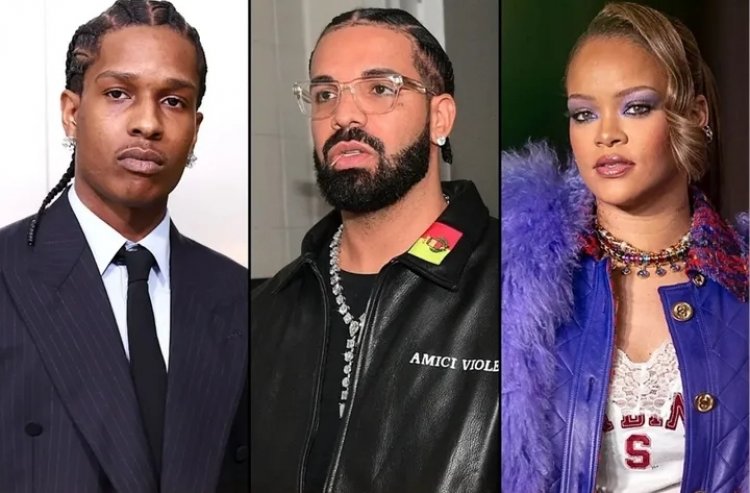 A$AP Rocky yakomoje ku mubano we na Drake wigeze gukundana na Rihanna 