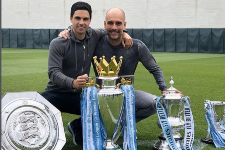 Arteta agereranya umubano afitanye na Guardiola n’ihangana rya Nadal na Federer